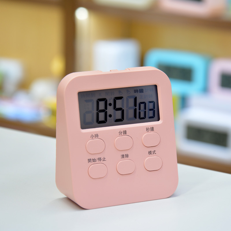 Student Silent Electronic Timer Time Manager Learning Kitchen Timing Reminder Countdown Timer Small Alarm Clock