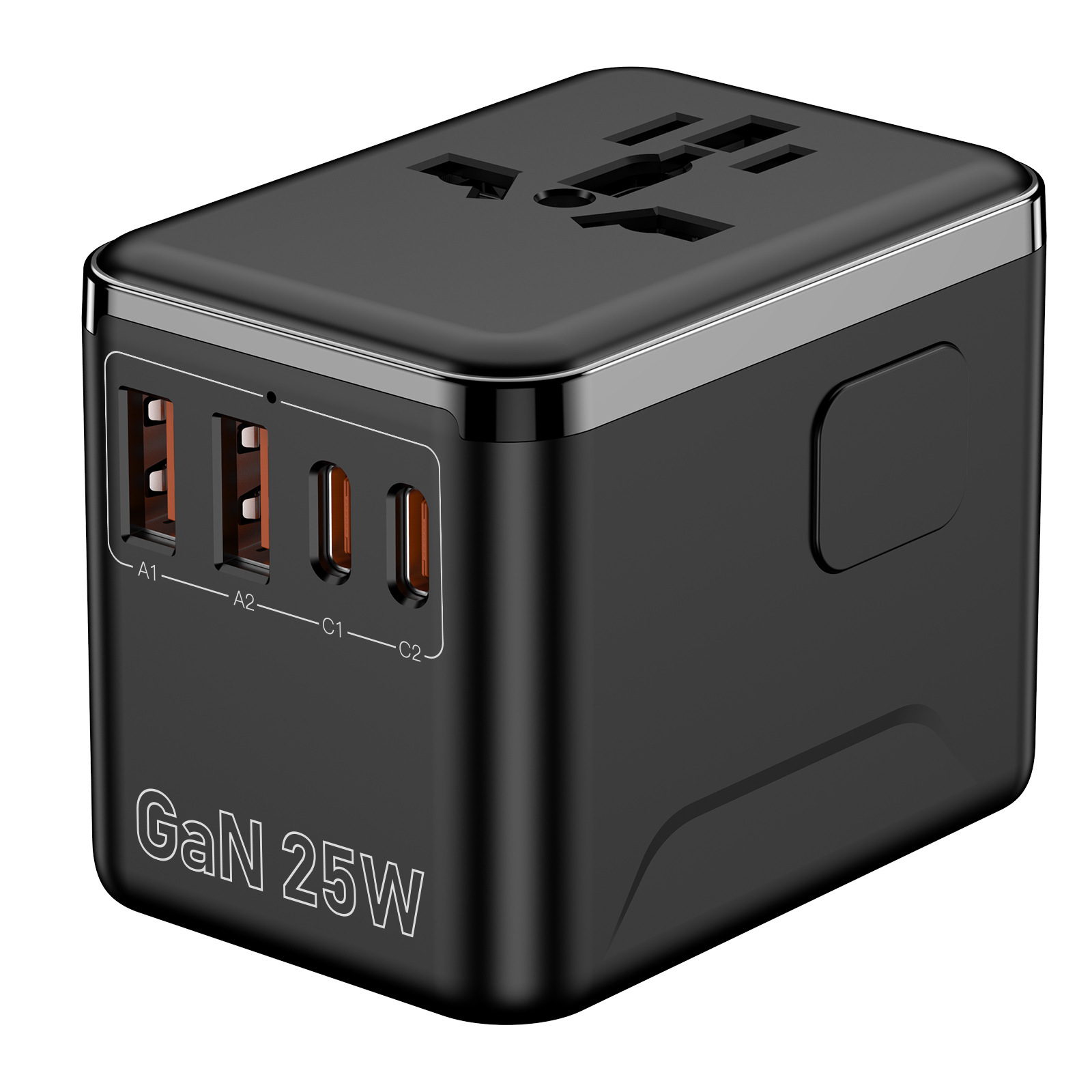 GaN Converter Socket 35W PD Fast Charging Multi-function Travel Plug Socket Fast Charger Adapter Plug