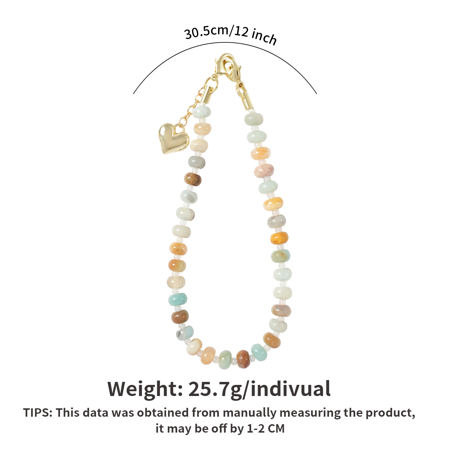 New Natural Stone Phone Chain Original Street Style Anti-loss Phone Lanyard for Women