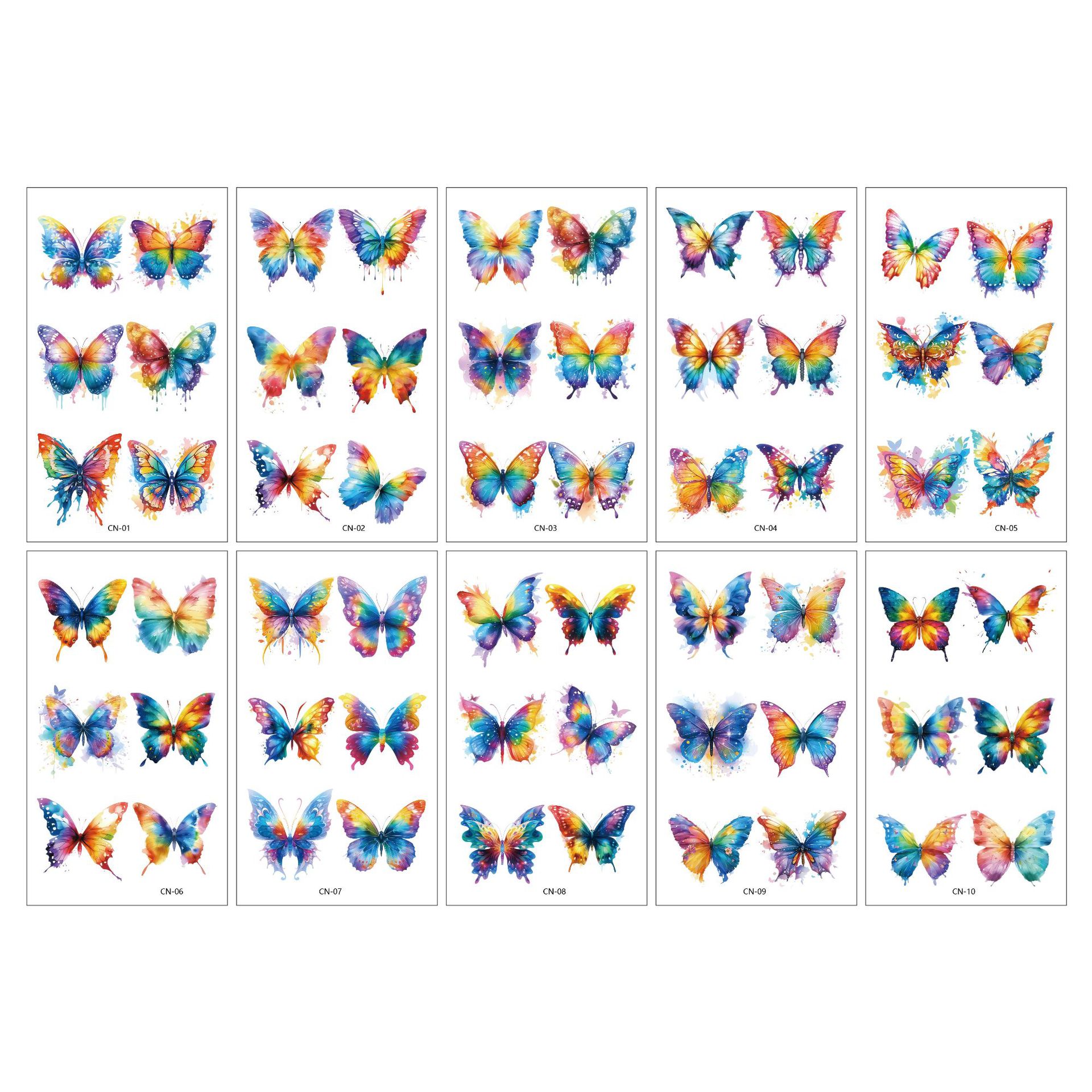CN蝴蝶 · 6.8*12(数量拍10为一套）