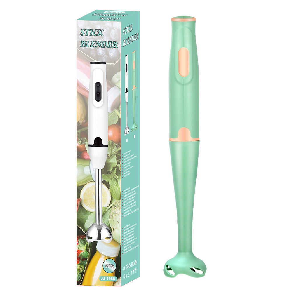 Blender for Home Use, Food Processor, Juicer, Stainless Steel Blade, Multi-functional Hand Blender