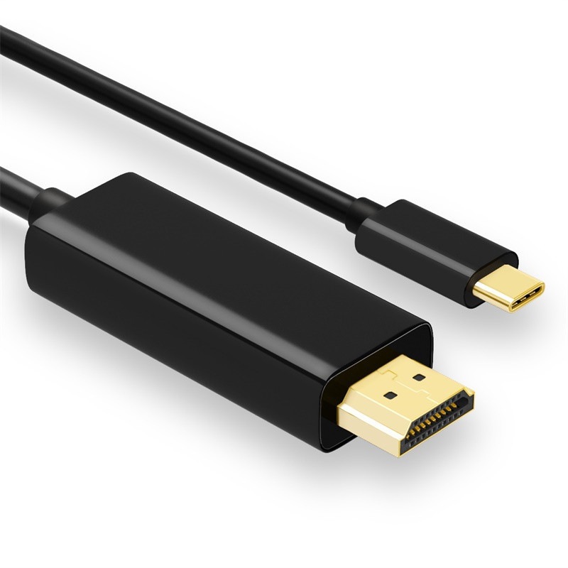 Type-C to HDMI cable 1.8 meters high-definition connection cable 4K laptop screen projection cable Type-C to HDMI cable