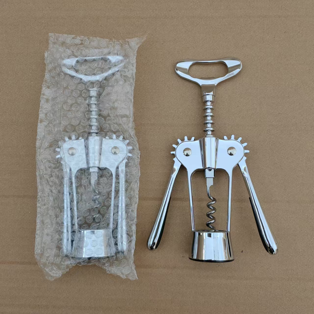 Red Wine Opener Stainless Steel Drill Zinc Alloy Wine European Style Wine Opener Simple Wing Type Butterfly