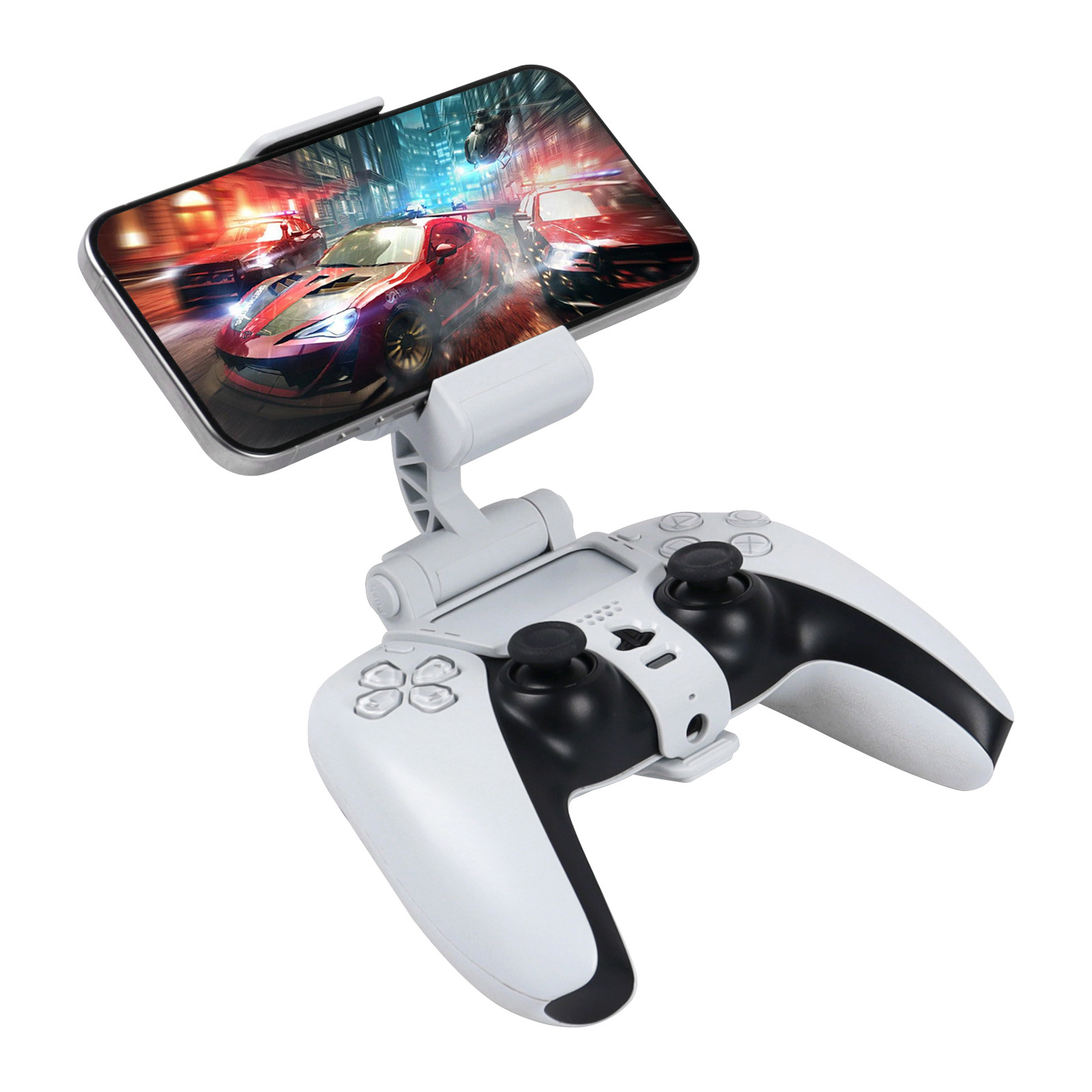 New PS5 game controller clip PS5 phone stand dual adjustable angle P5 metal retractable clip