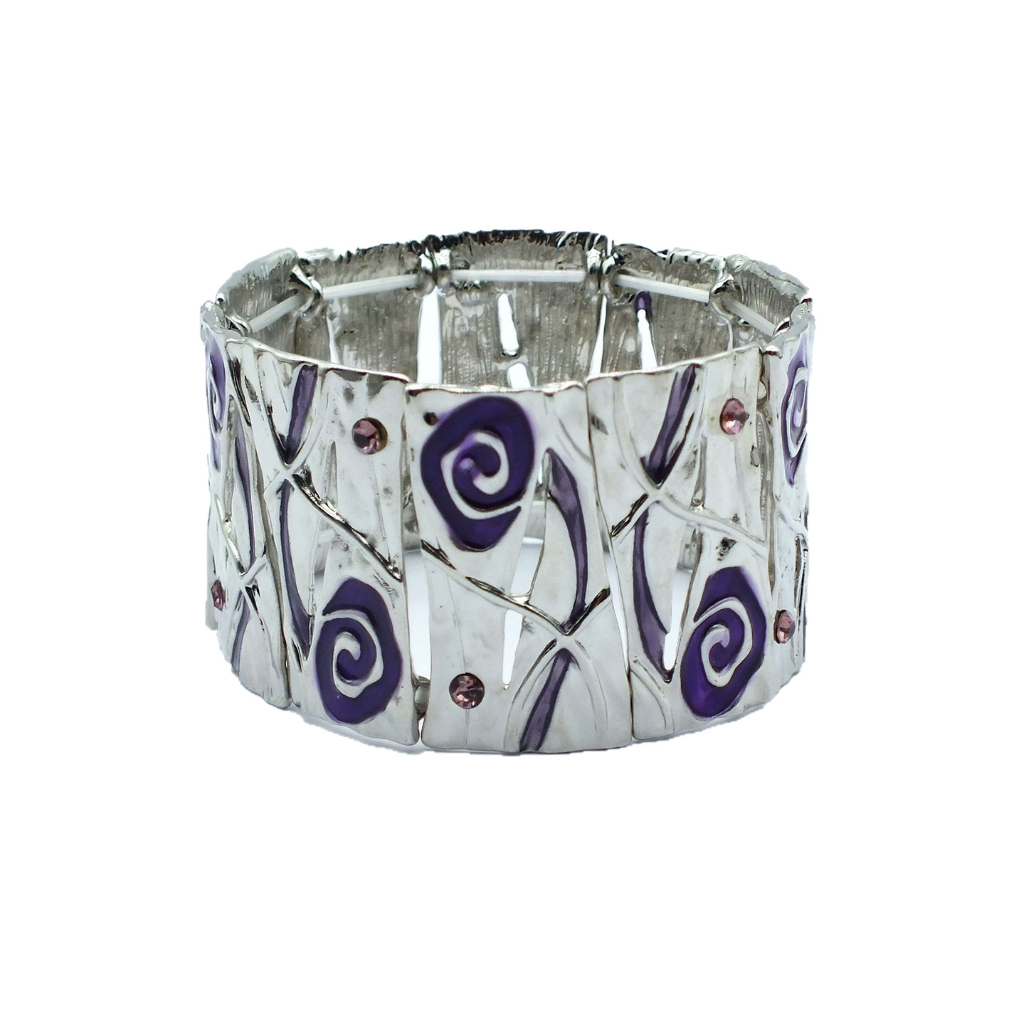 B618 Accessories Mixed Batch Oil Drop Bracelet Geometric Enamel Color Elastic Bracelet