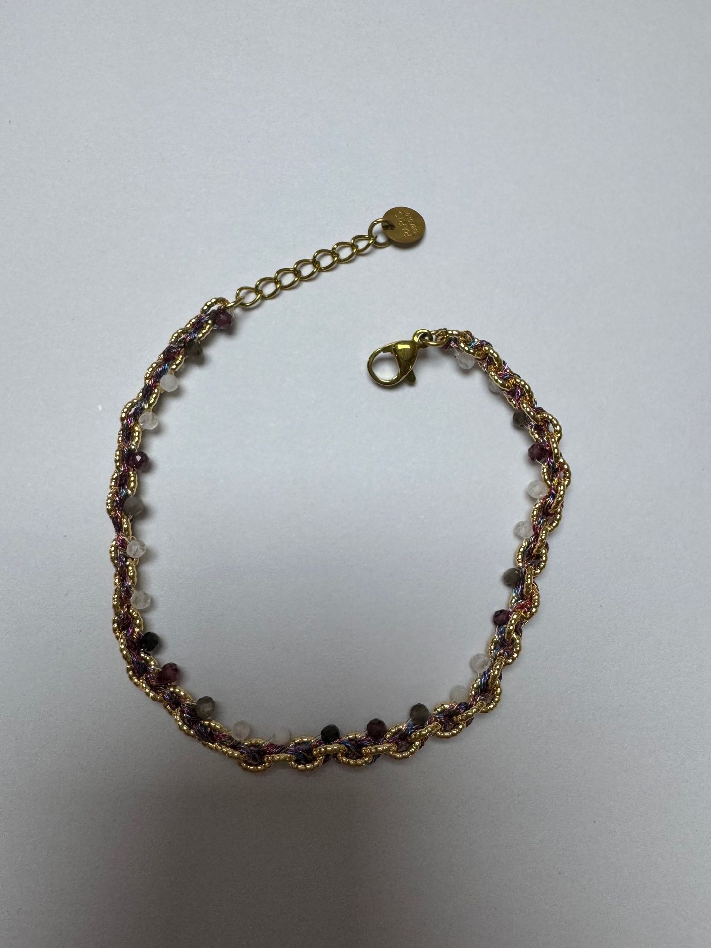 301 South France Vacation Series Handwoven Each Piece Has the Memory of Hands Long-termism Bracelet e12-9