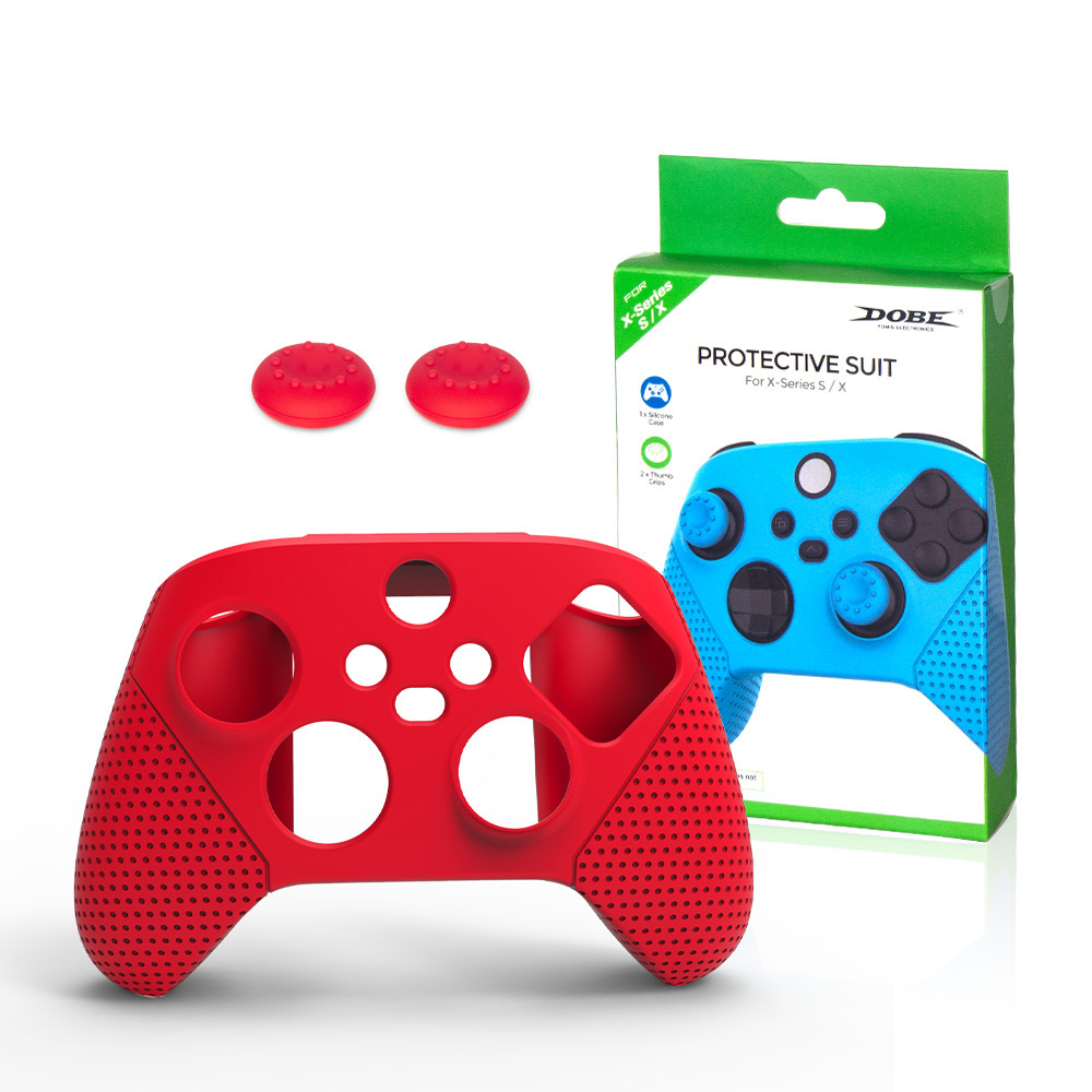 XB Series X/S Game Controller Protective Case Series Controller Silicone Anti-Slip Case + Joystick Cap