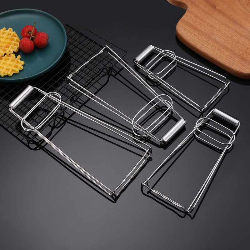 Stainless steel plate lifting clip bowl dish clip anti-scalding plate lifter kitchen small tool anti-scalding clip kitchen plate lifter