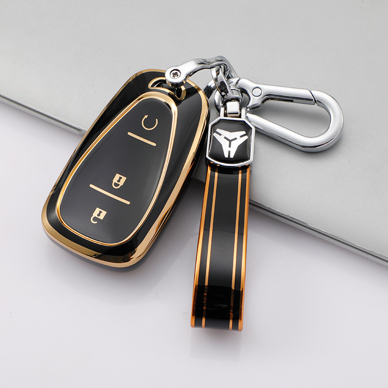 For Chevrolet Explorer Malibu XL Car Key Bag New Cruze Protective Shell Bag Buckle Male Female