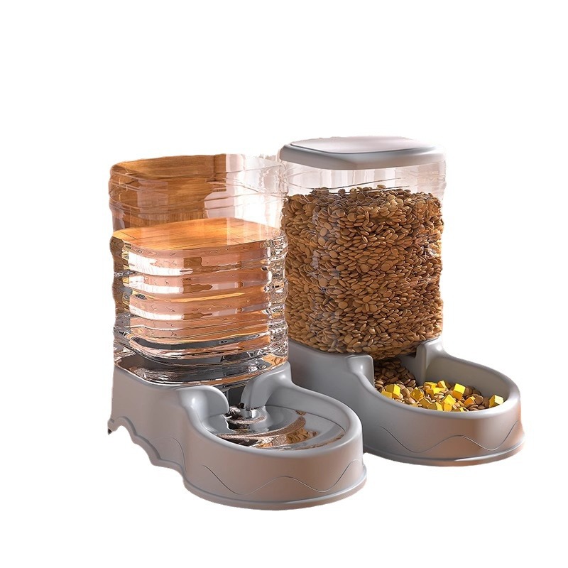 Automatic Cat Feeder, Cat Food, Pet Dog Water Dispenser, Flowing Water, No Electricity Needed, Water Bottle, Cat Food Bowl, Pet Supplies