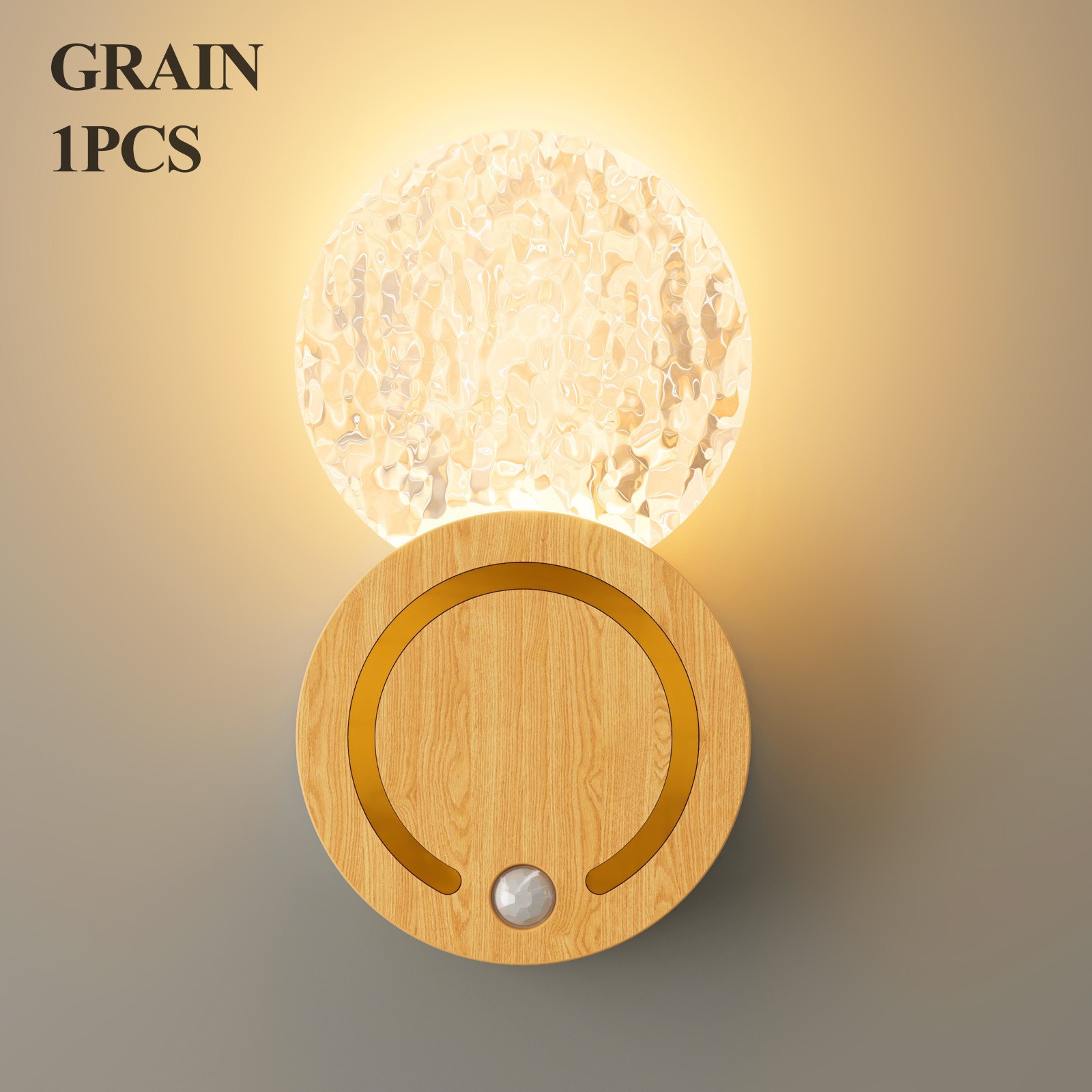 Human Body Induction Bedroom Bedside Wall Light Snap-On No Wiring Bedroom Charging Night Light