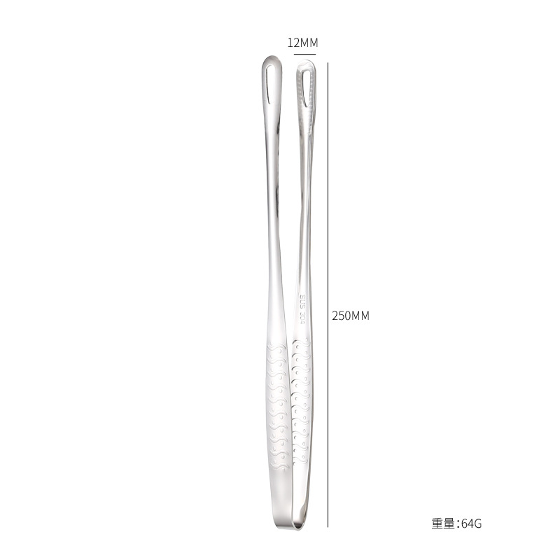 304 stainless steel food clip kitchen barbecue grill clip steak clip buffet restaurant cooking food clip