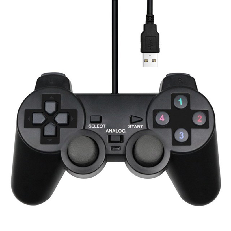 PS2 controller appearance USB interface single player PC computer wired game controller multifunctional PS3 Android Switch