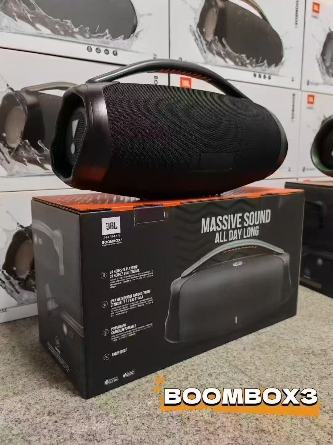 BOOMBOX 3 Super War God Third Generation Wireless Bluetooth Speaker Soundbar Heavy Bass 100W B45
