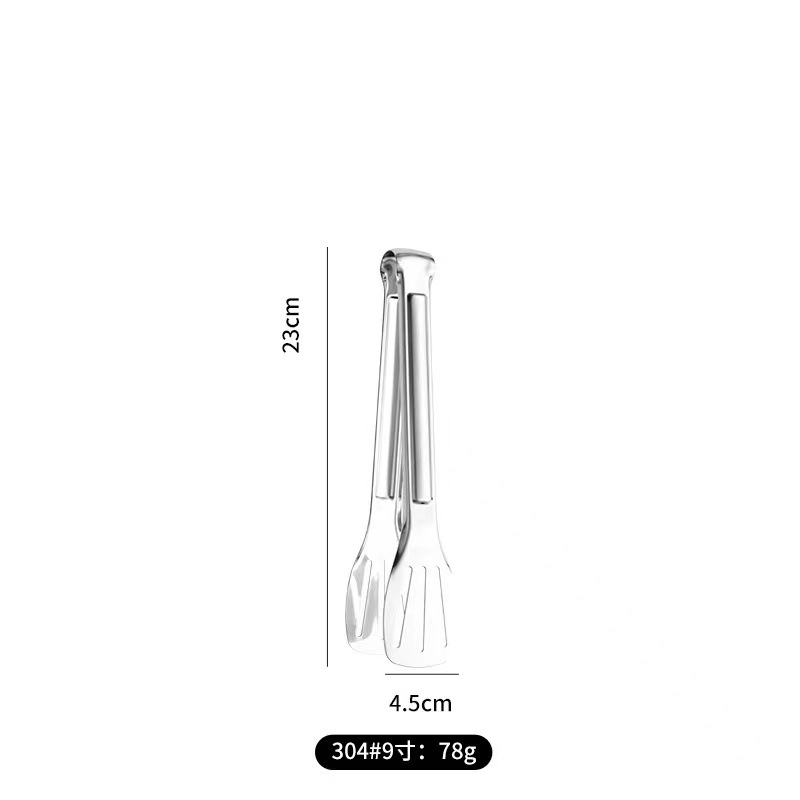 304 stainless steel three-line clip, bread clip, barbecue clip, food clip, kitchen household food clip tool