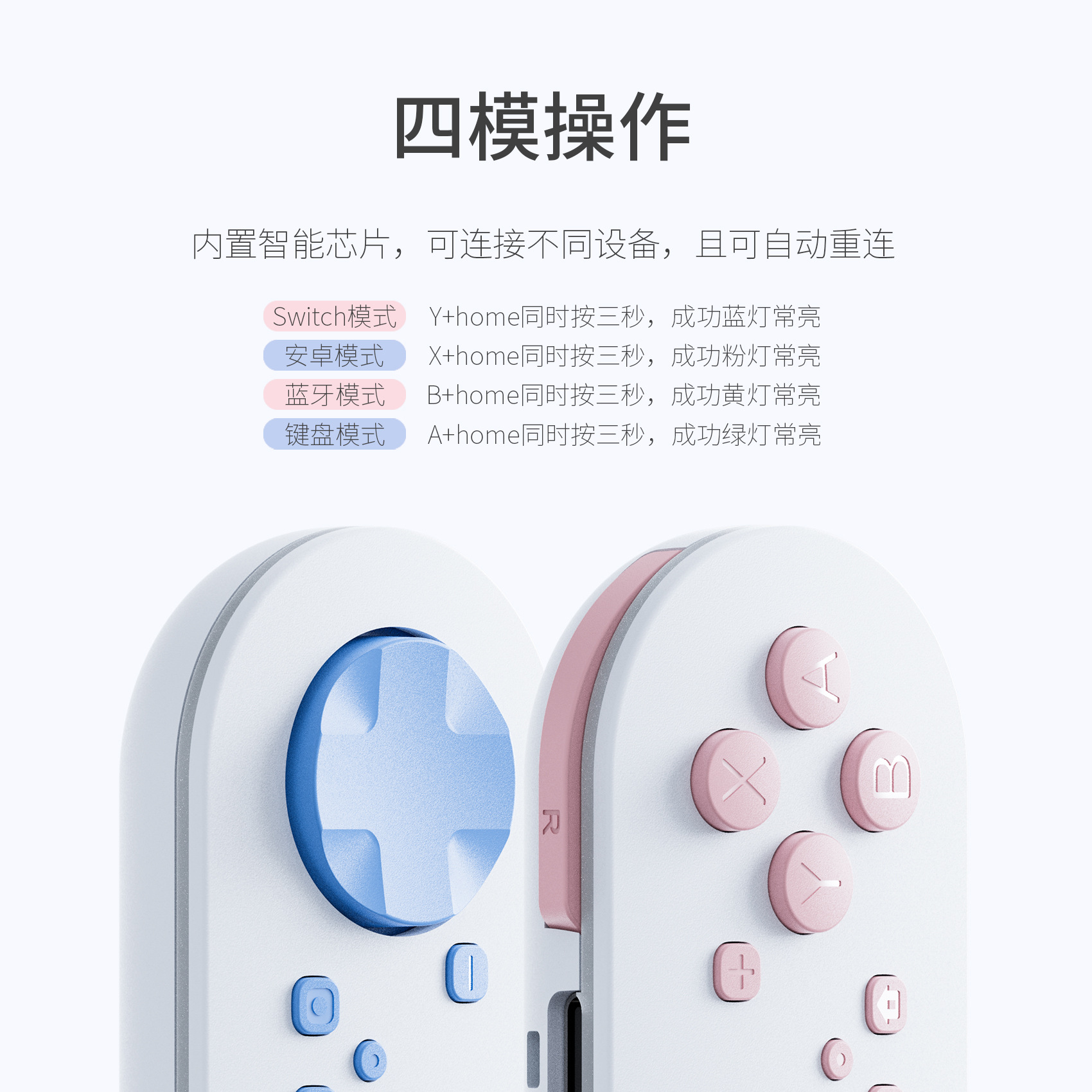 LinYuvo Lianyou switchpro wireless controller metal joystick crystal buttons switch OLED controller