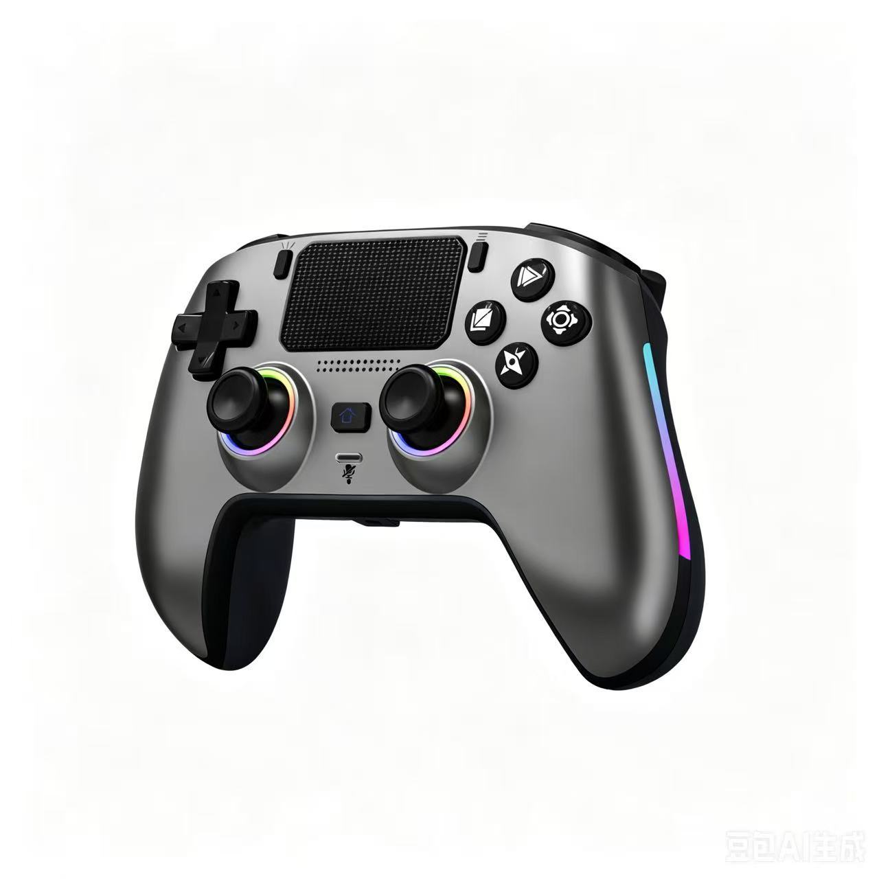 New PS5 game controller magnetic cover RGB lighting macro programming microphone wireless Bluetooth Hall ps5 controller