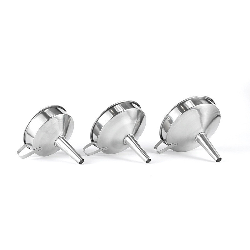Stainless Steel Funnel Filter Net Household Oil Filter for Frying Oil Residue Boiling Water Homemade Wine Fruit Wine Filter