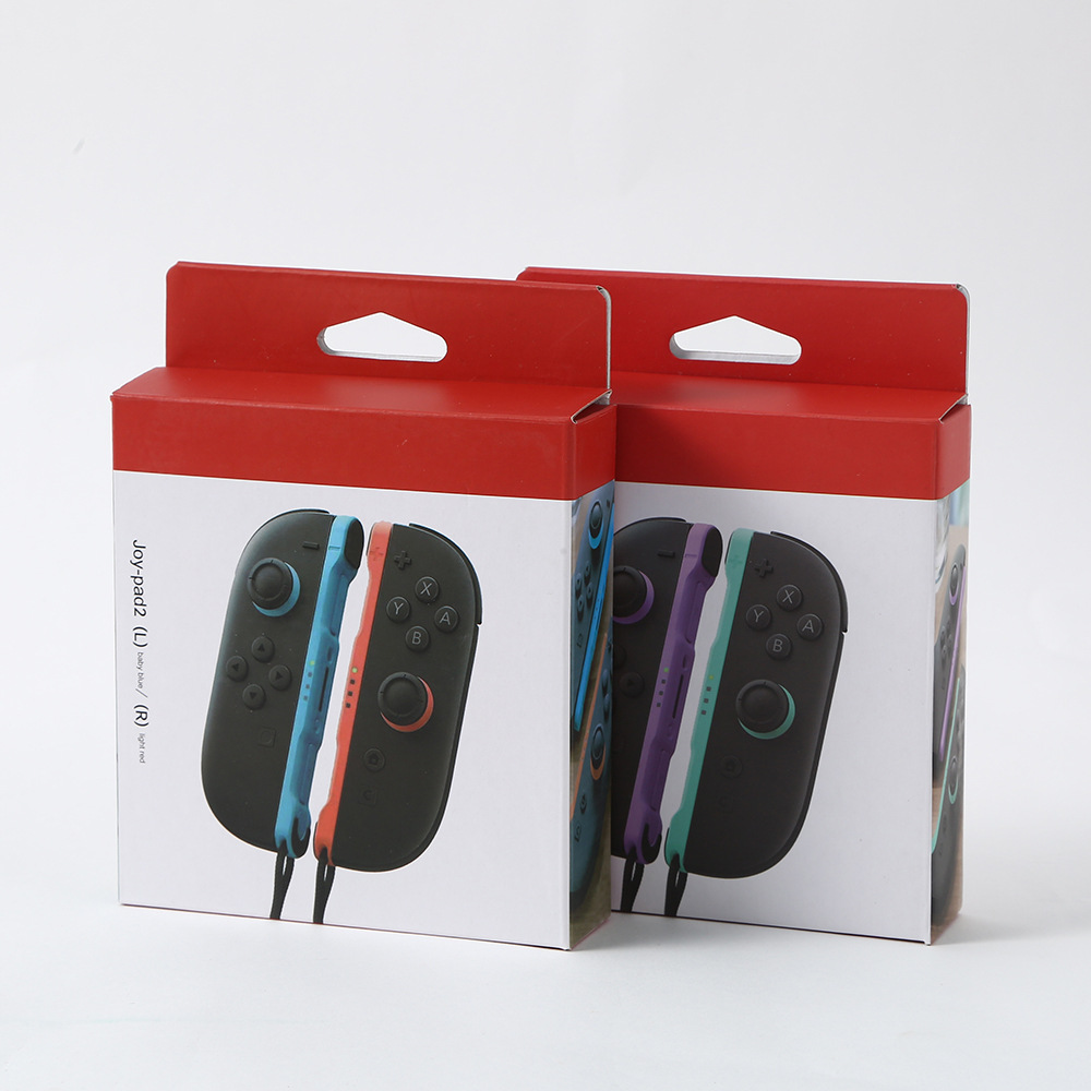 Nintendo Switch Joy-Con Wireless Bluetooth Controller Motion Vibration with Wrist Strap Charging Cable Accessory Set