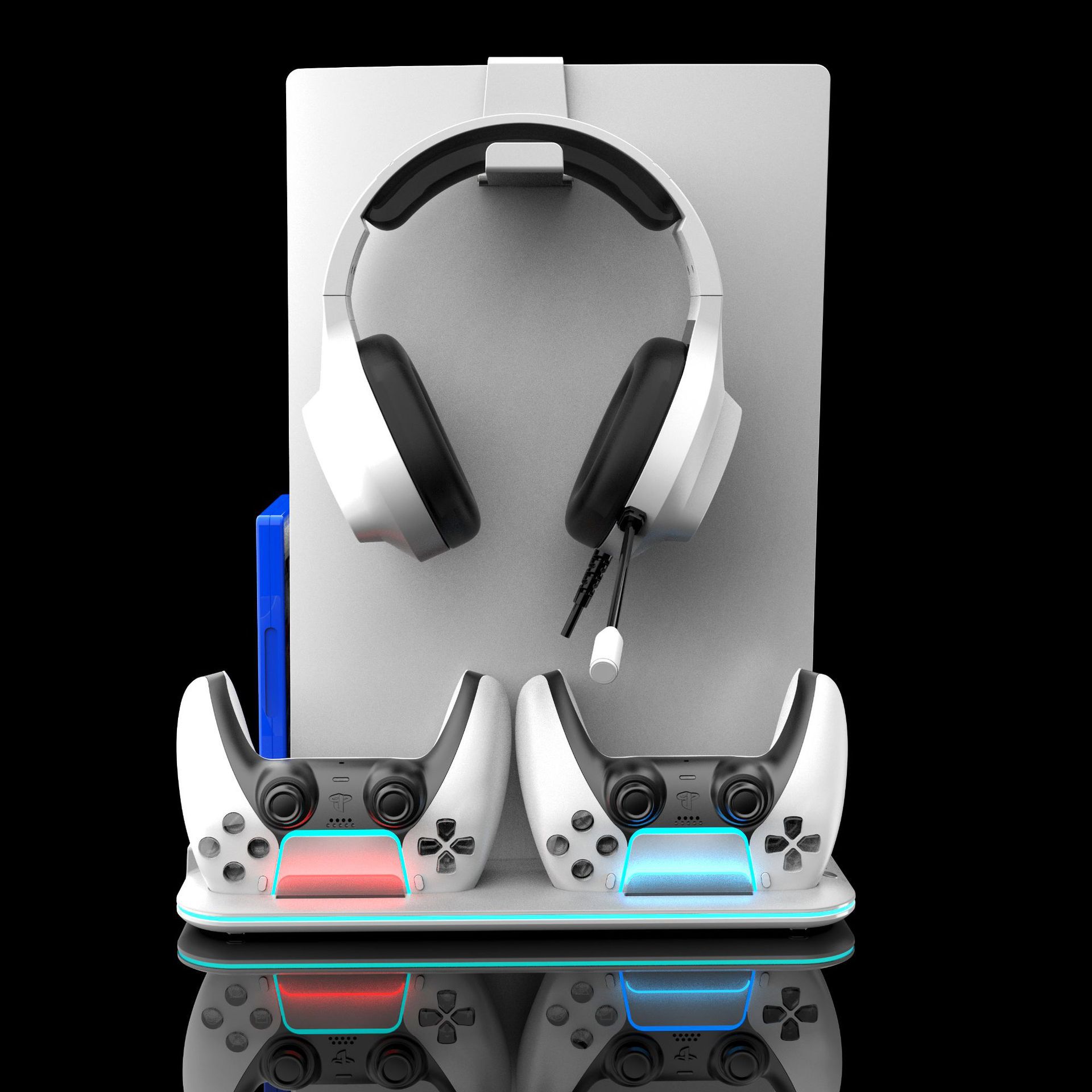 PS5 PRO host cooling base PS5slim handle charging dock game disc headphone storage rack DZ504