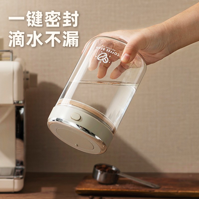 Coffee bean storage jar, coffee powder sealed jar, storage jar, milk powder storage container, food sealed fresh-keeping jar