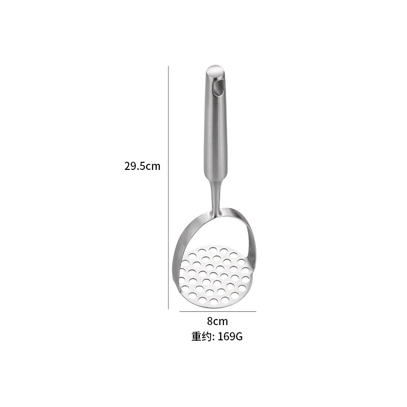 Stainless steel slotted spoon 2.0 high-end cookware set, kitchen cooking spatula, non-stick pan daily use, frying spatula, soup spoon