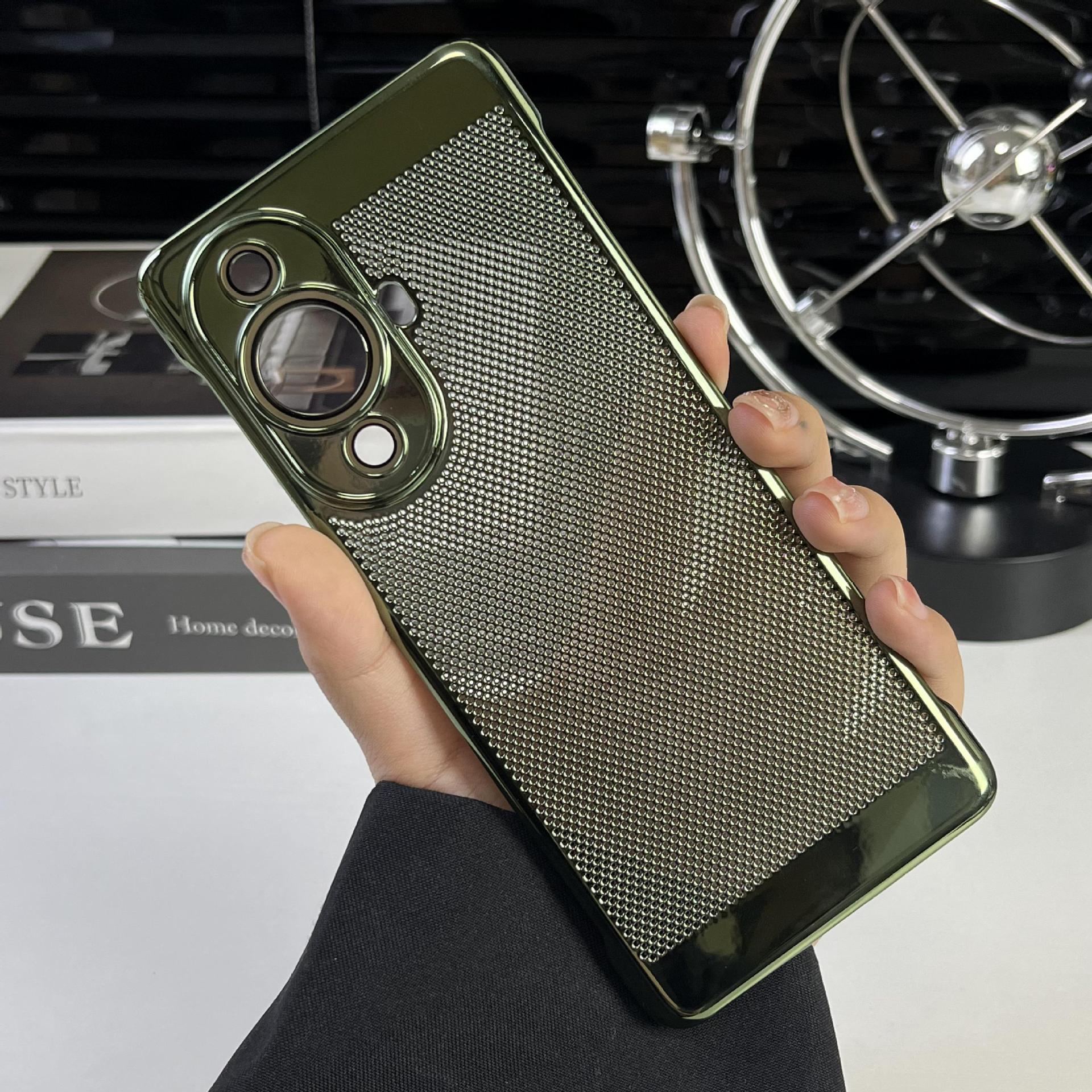 Heat Dissipation Breathable For VIVO X90P/x80p Phone Case OPPO Reno9pro Electroplated Anti-Drop Protective Case