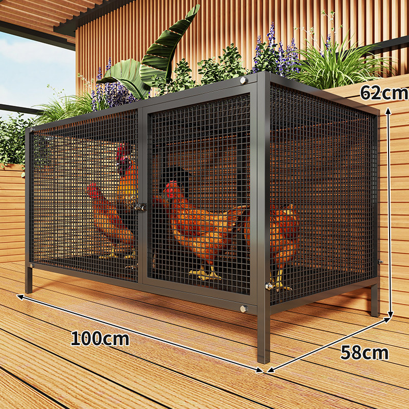Extra Large Chicken Coop for Outdoor Poultry Farming, Anti-weasel, Rural Chicken Coop, Multi-functional Goose Duck Rabbit Cage