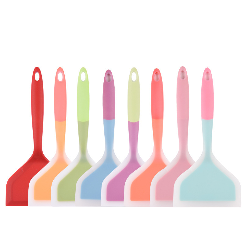 Silicone Spatula Fried Tamagoyaki Large Surface Non-stick Pan Kitchen Spatula High Temperature Resistant Spatula Beef Steak Pancake Spatula