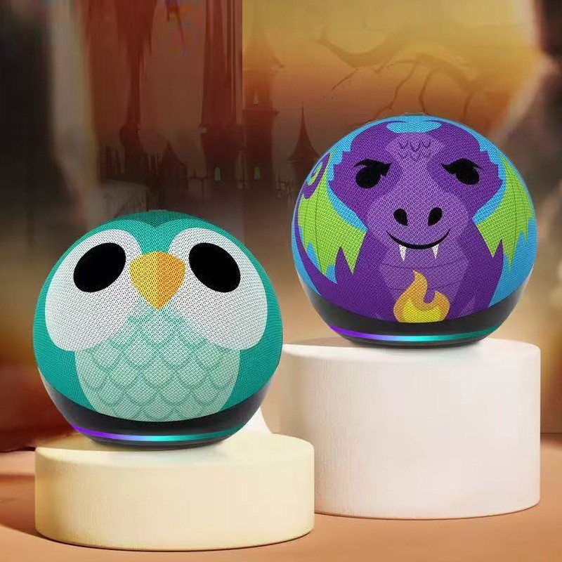 alaxe Bluetooth Speaker Heavy Bass Outdoor Home Cartoon Owl Desktop Football Mini Speaker