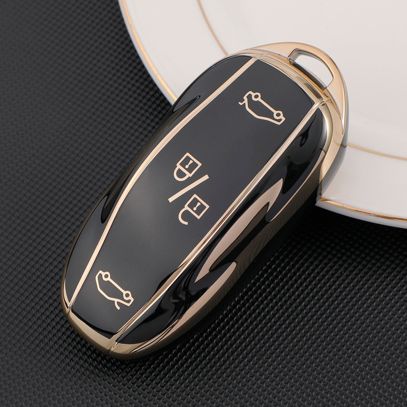For Tesla Model 3 Key Case Imported Model Y X Smart S Key Protective Bag Buckle