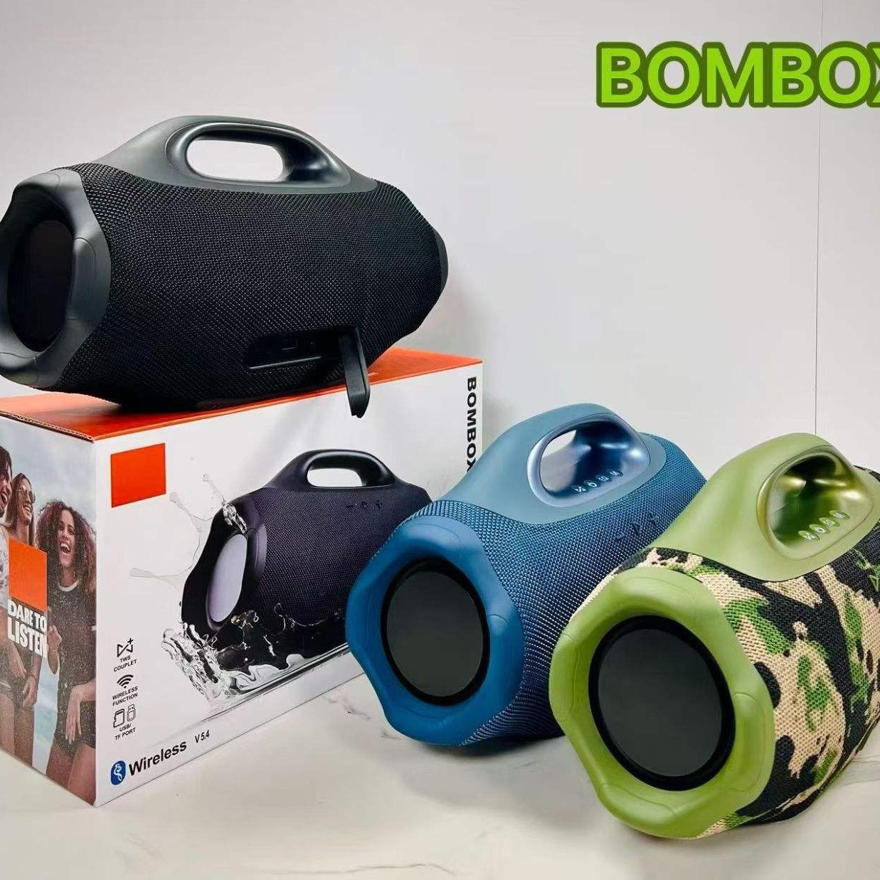 40W Big War God 4th Gen Wireless Bluetooth Speaker Outdoor Portable Boombox4 Gift Home