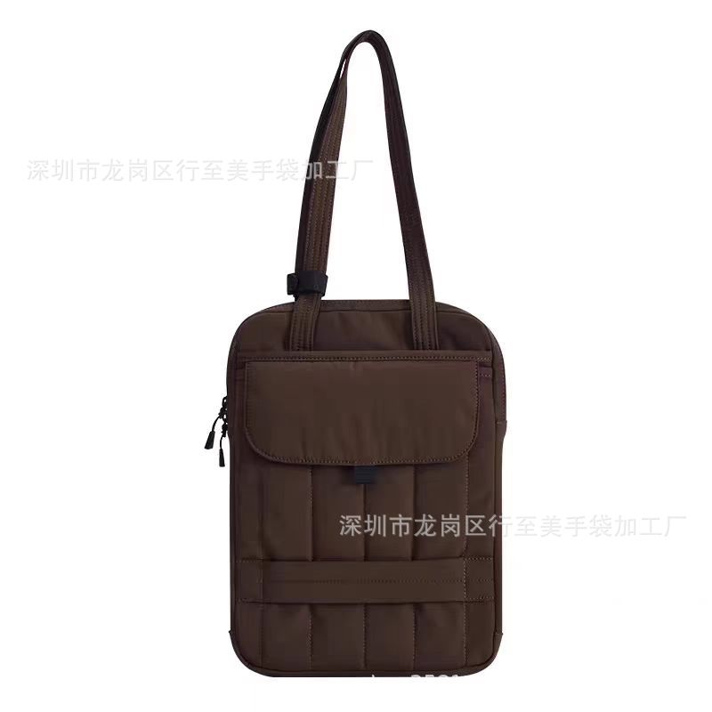 Durable nylon portable storage bag multi-purpose textile computer tote bag hand shoulder bag