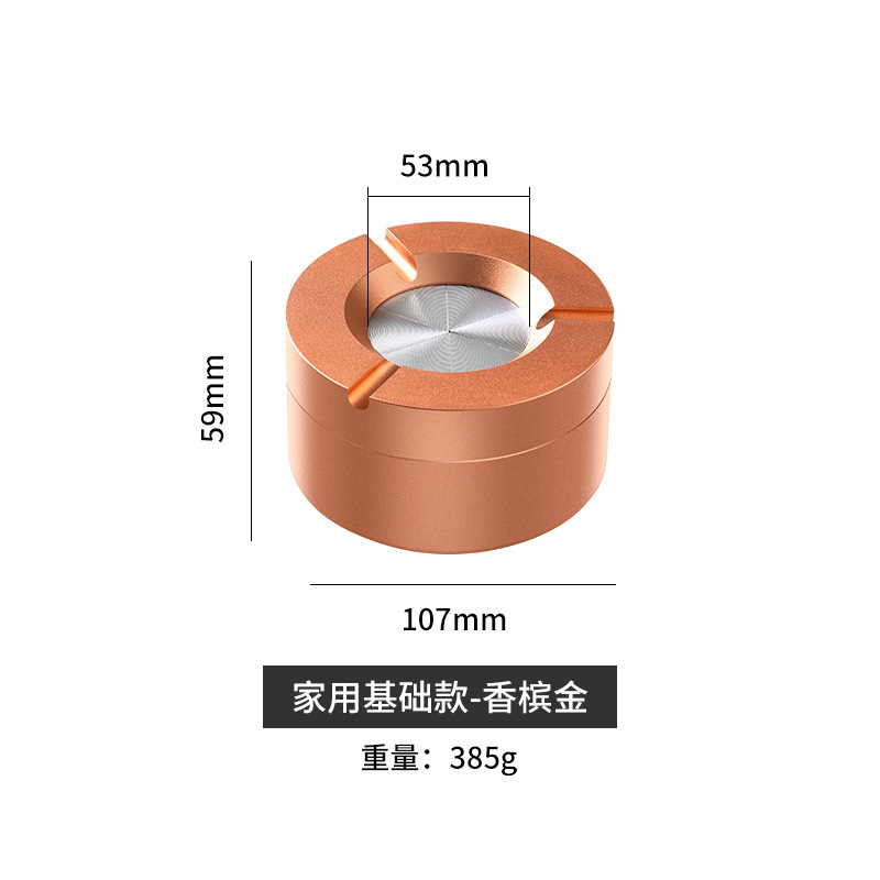 Car Ashtray Anti-Fly Ash Rotating Openable with Lid Car Home Office Desktop