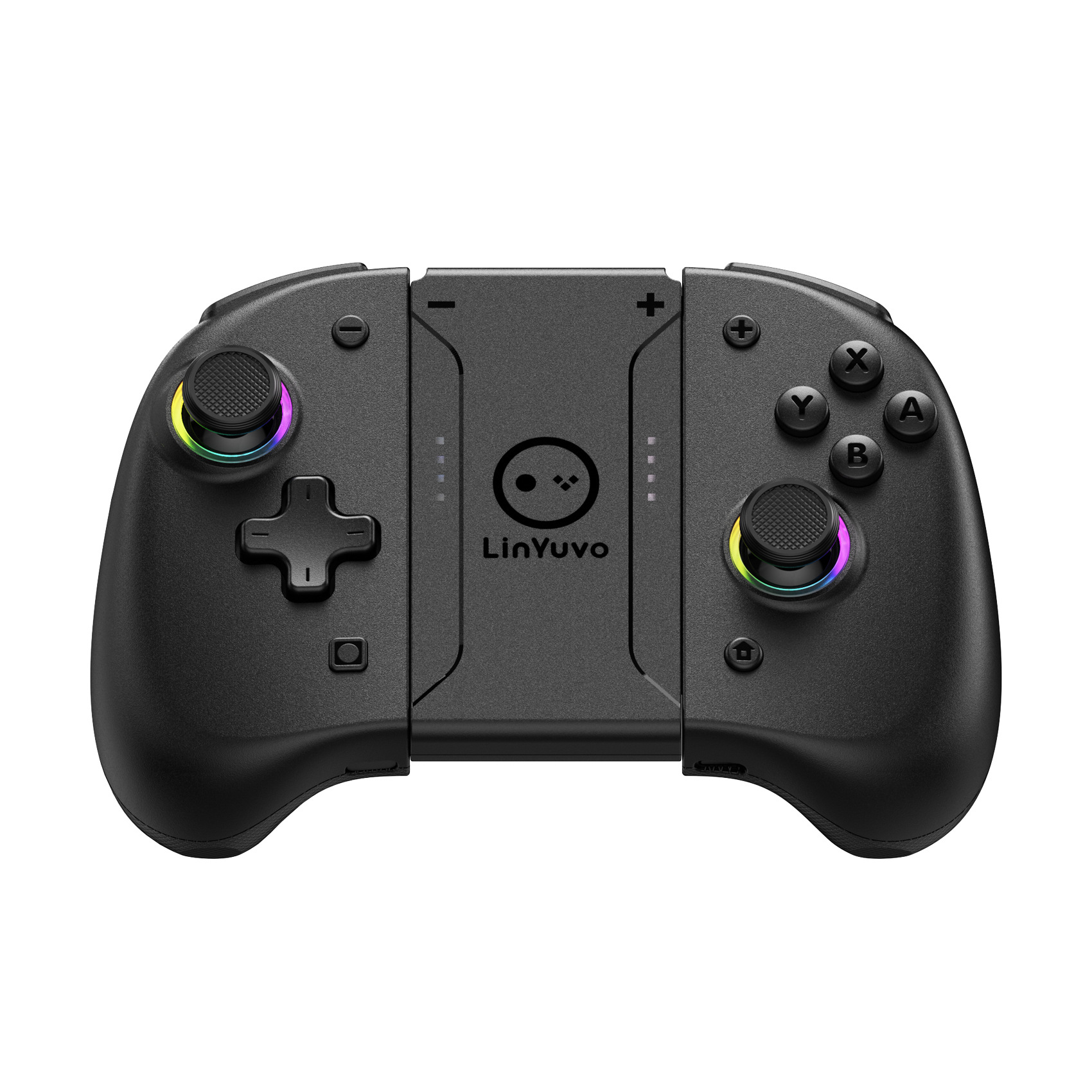 LinYuvo Lianyou switch joy con bluetooth handle colorful RGB rainbow light macro function left and right handle