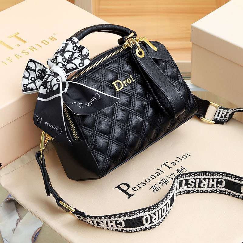 Genuine leather women's bag small fragrance style bag women's handbag 2026 new large capacity single shoulder crossbody bag
