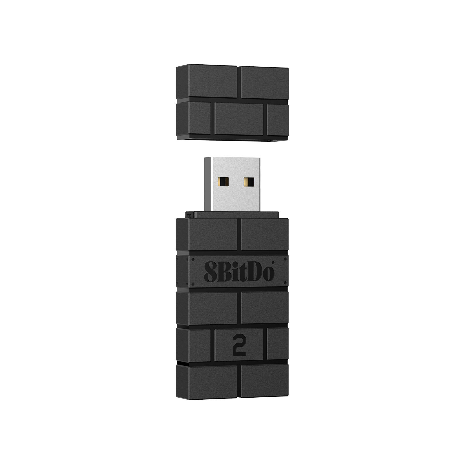 8BitDo 8BitDo USB Wireless Bluetooth Receiver Small Brick Handle Adapter for PS5 Controller and NS Console