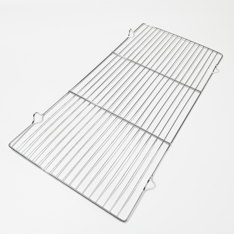 Stainless Steel Baking Cooling Rack 38*21CM Biscuit Cake Commercial BBQ Cooling Rack Bread Drying Rack Pork Rack