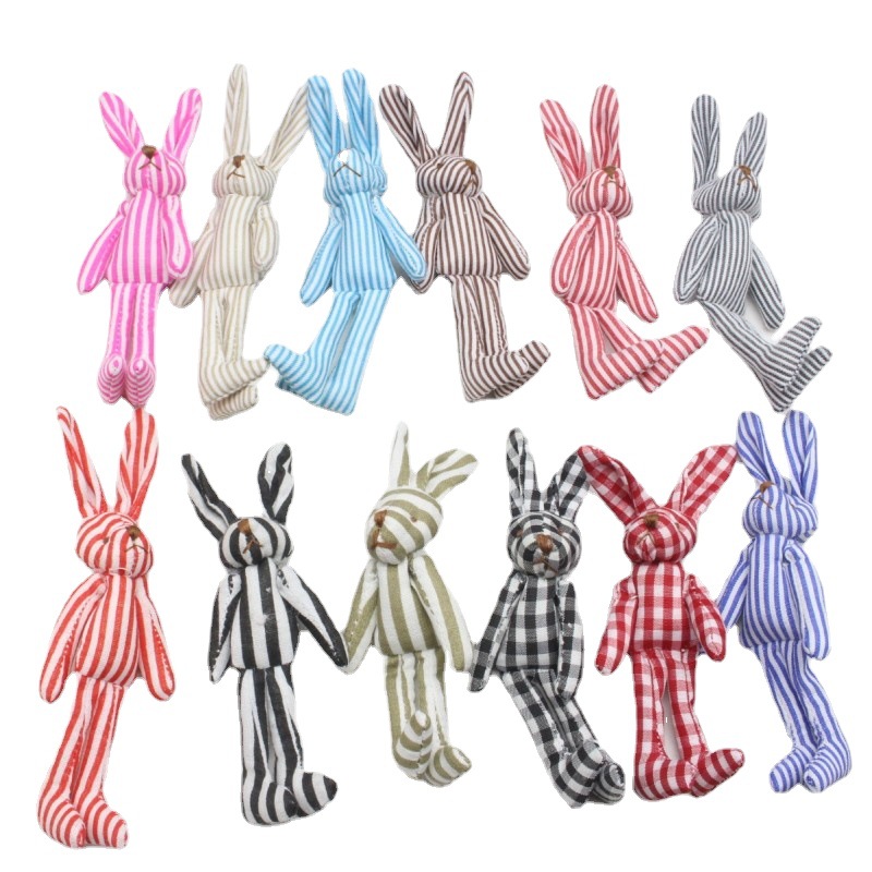 Live Stream Long Leg Rabbit Cartoon Rabbit Plush Clothes Accessories Hat Accessories Doll Plush Toy