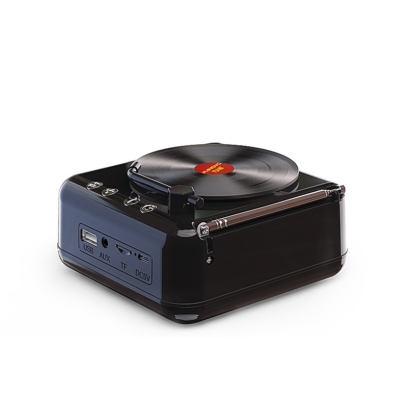 New H3 Bluetooth small speaker computer mini gift record player radio card small audio