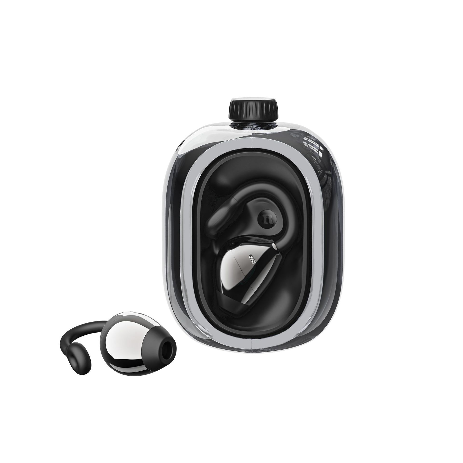 2026 New M91 Ear Clip Bluetooth Headset Open-ear Sports Comfortable for Long Wear Long Battery Life Huaqiangbei