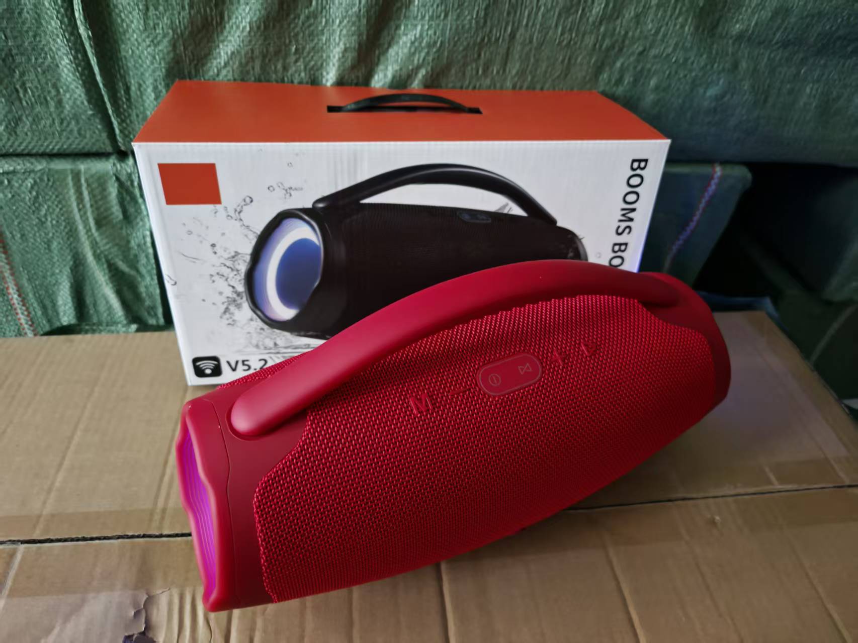 LED Big War God 3 Wireless Bluetooth Speaker Outdoor Camping Sports Bluetooth Speaker Portable Big War Drum 3rd Gen Speaker