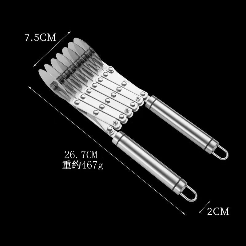 Stainless Steel Multi-Wheel Dough Cutter Pizza Wheel Knife Danish Pastry Knife Kitchen Pie Cutter