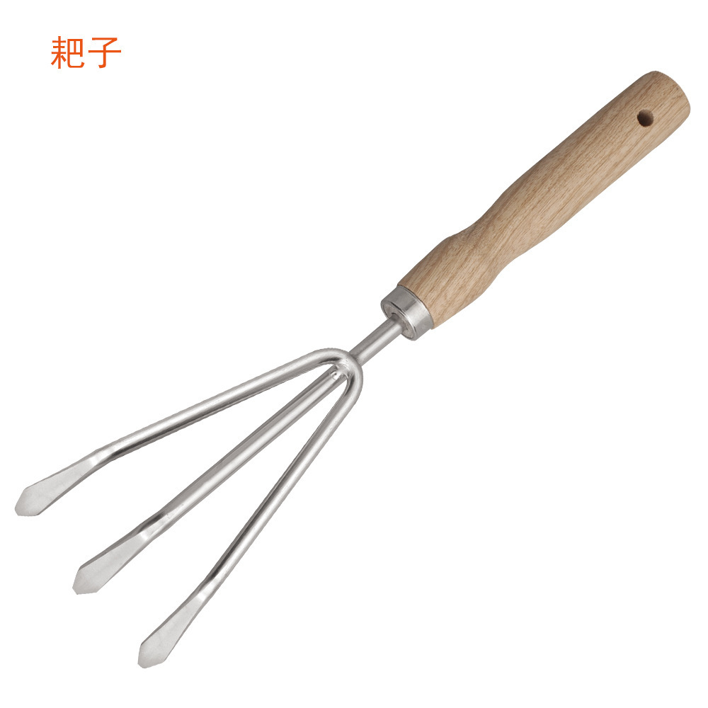 Outdoor Multi-functional Stainless Steel Shovel Digging Sand Shovel Exquisite Gardening Tool Garden 5-piece Set