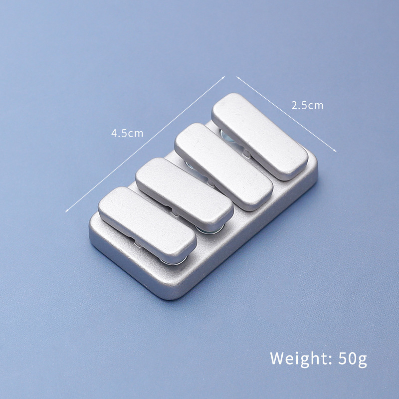 Magnetic Mini Seesaw Handheld Zinc Alloy Piano Press Sound Coin Push Card Decompression Toy