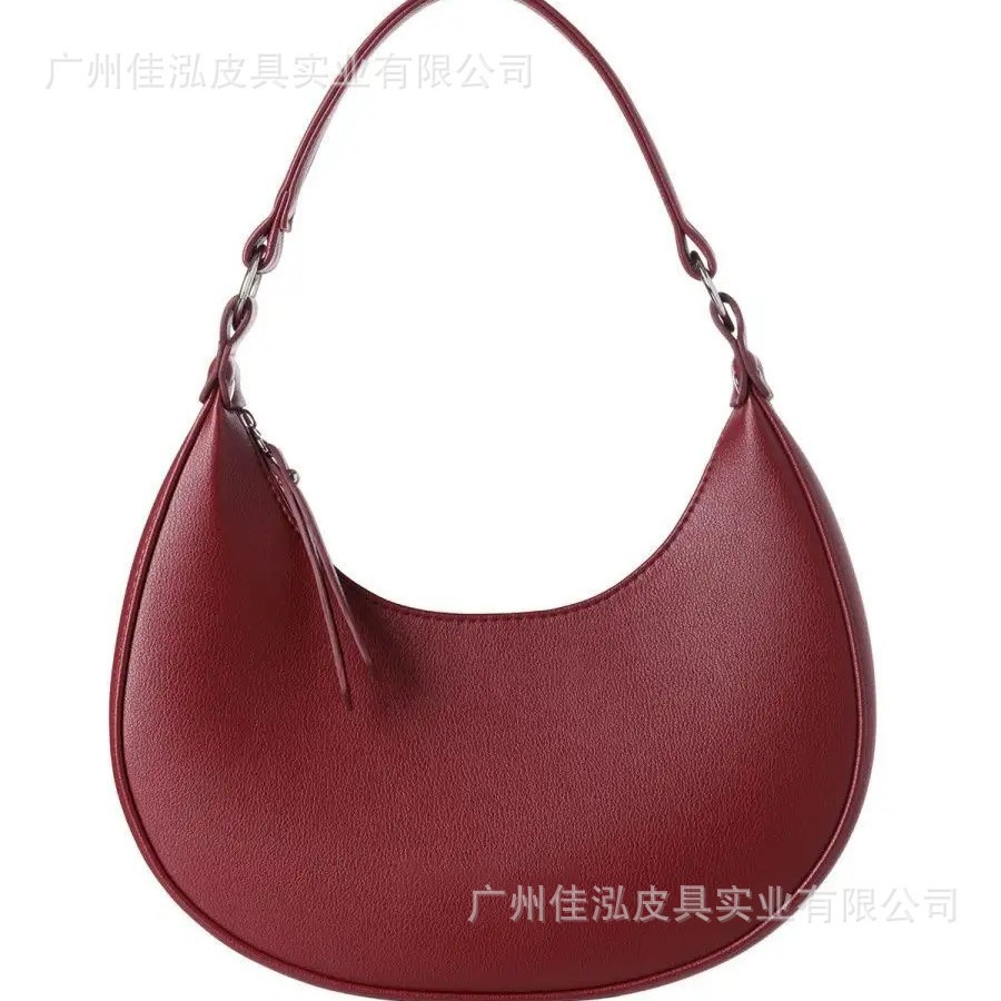 Simple single-shoulder handbag large capacity women's crossbody bag underarm bag niche therow bag