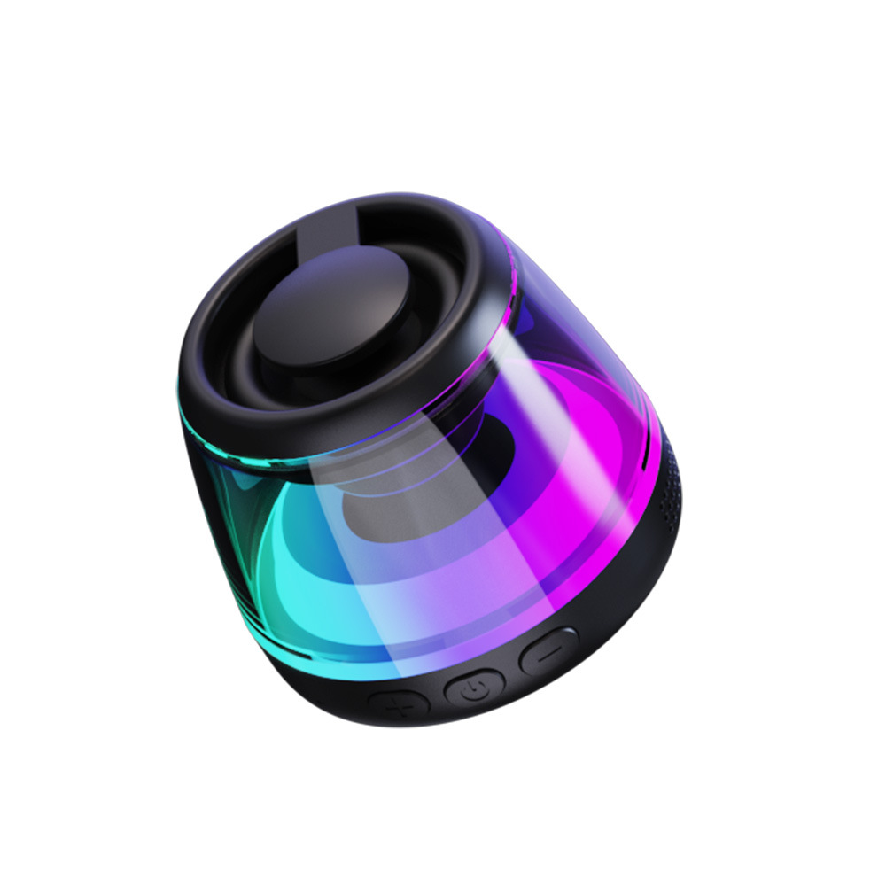 Magnetic Bluetooth speaker wireless outdoor plug-in card colorful magnetic small audio 6.0 Bluetooth small speaker
