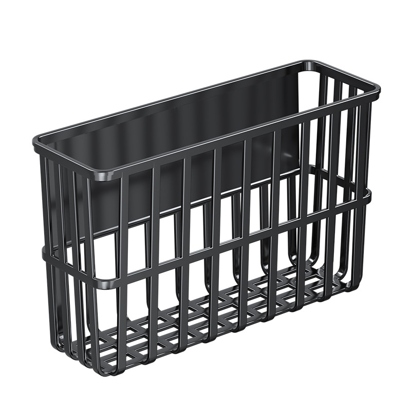 kitchen refrigerator magnetic storage rack fresh-keeping bag paper towel no-drill outer side seasoning plastic wrap storage rack