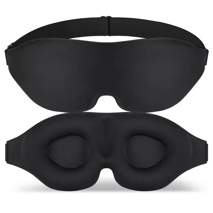3D立体睡眠眼罩遮光不压眼午休旅行记忆海绵一体护眼罩定制