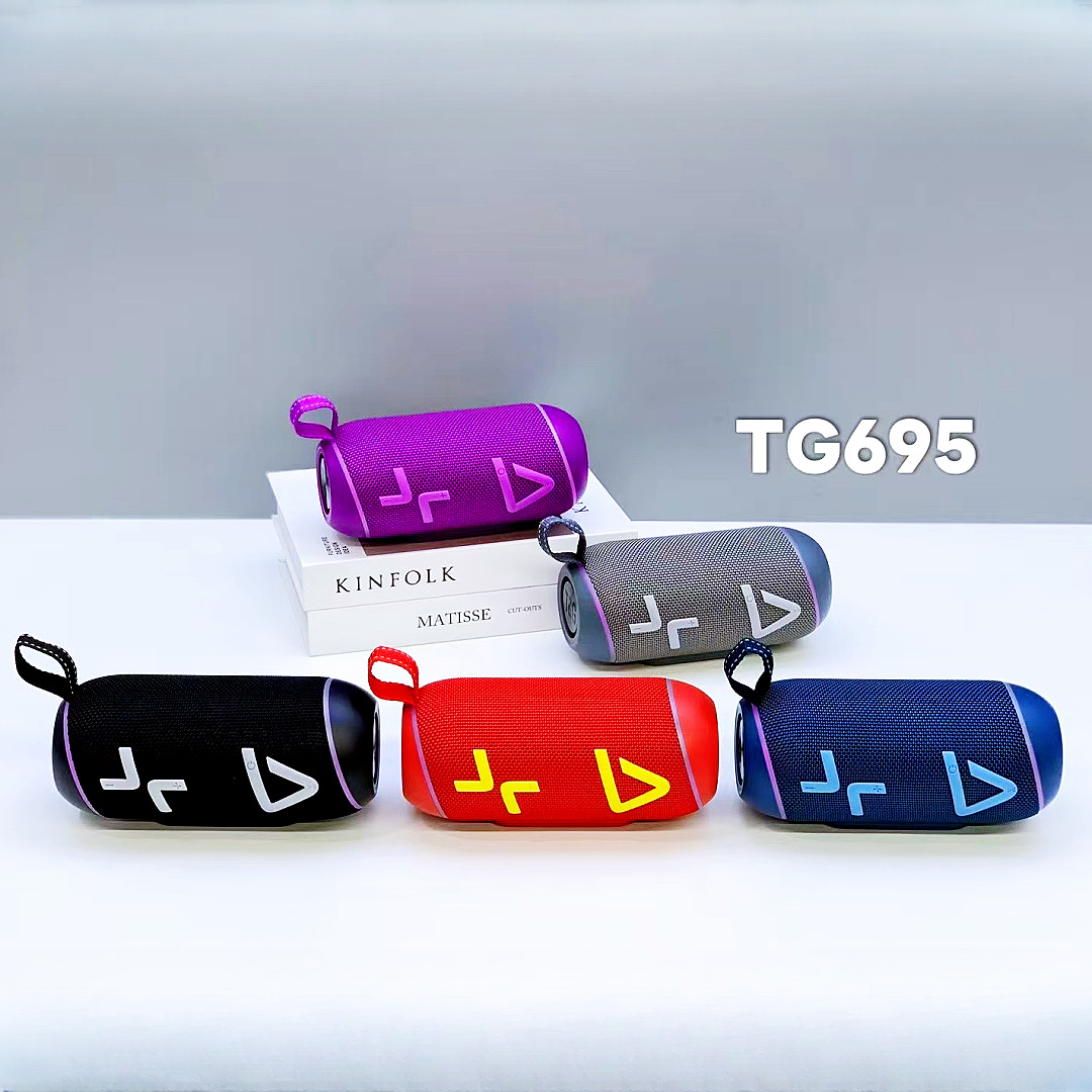 Portable TG695 Bluetooth Speaker Large Volume Gift Card TWS Couplet Sports Dynamic Subwoofer Speaker